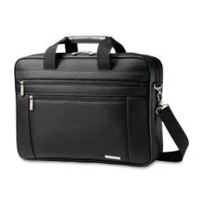 15.6" Classic Slimbrief Notebook Case, Ballistic Nylon, 16-1/2X 4-1/2X 12, Blk