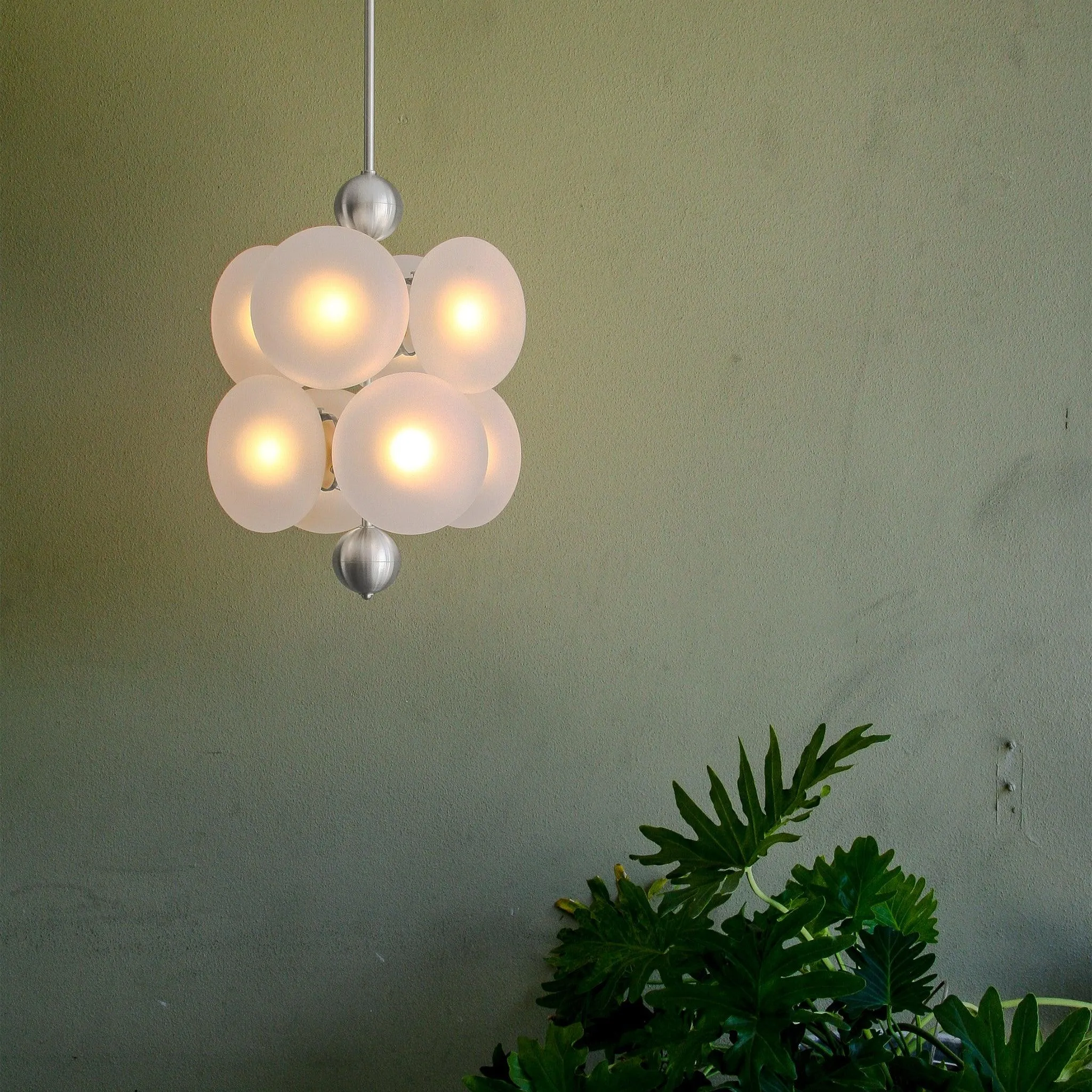 Allure Smoked Glass Pendant Light