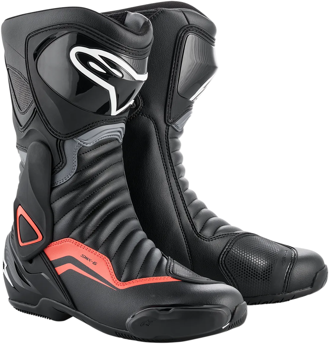 ALPINESTARS SMX-6 v2 Boots - Black/Gray/Red - US 10.5 / EU 45 2223017-1130-45