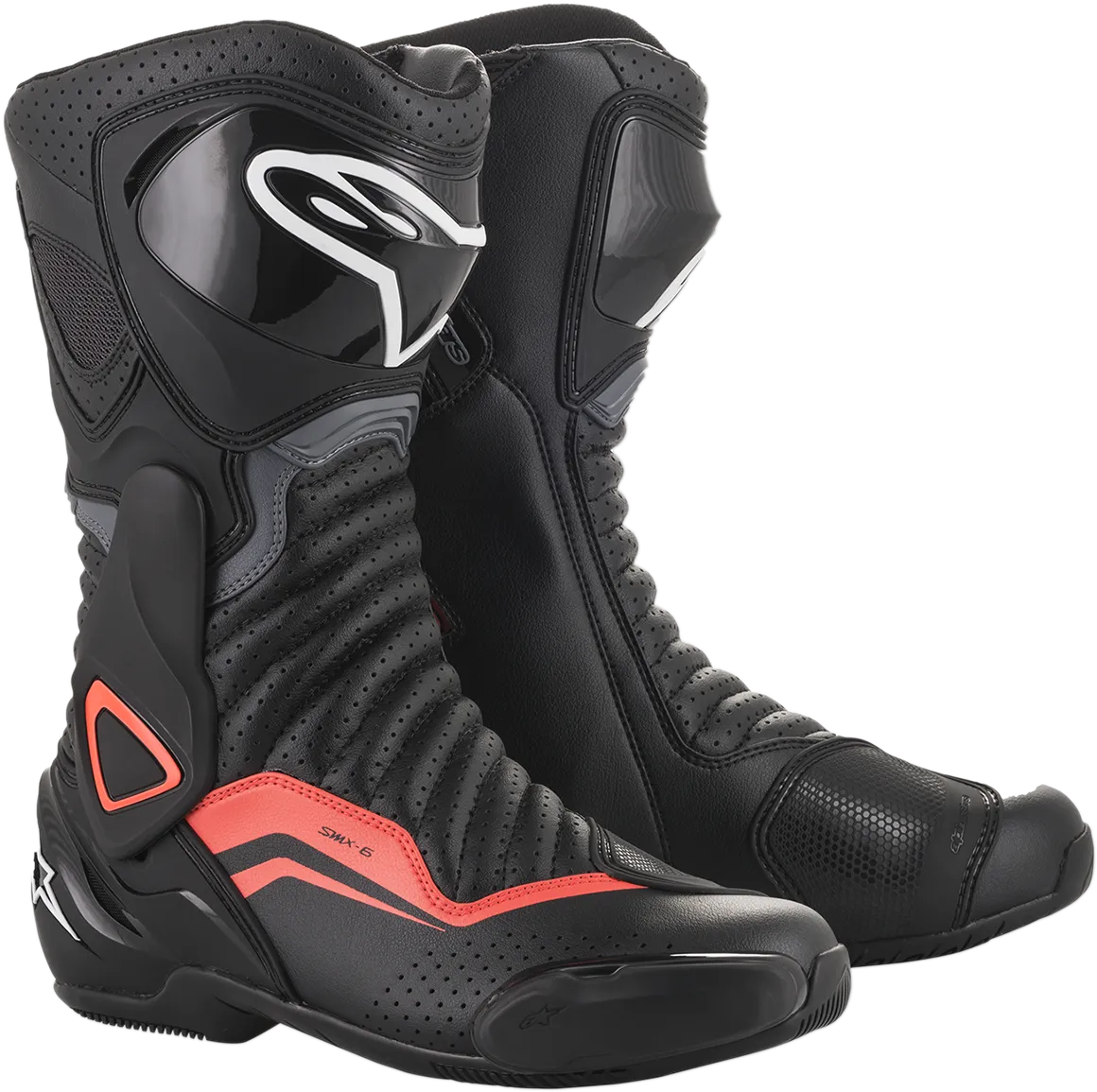 ALPINESTARS SMX-6 v2 Boots - Black/Gray/Red - Vented - US 9 / EU 43 2223017-1133-43