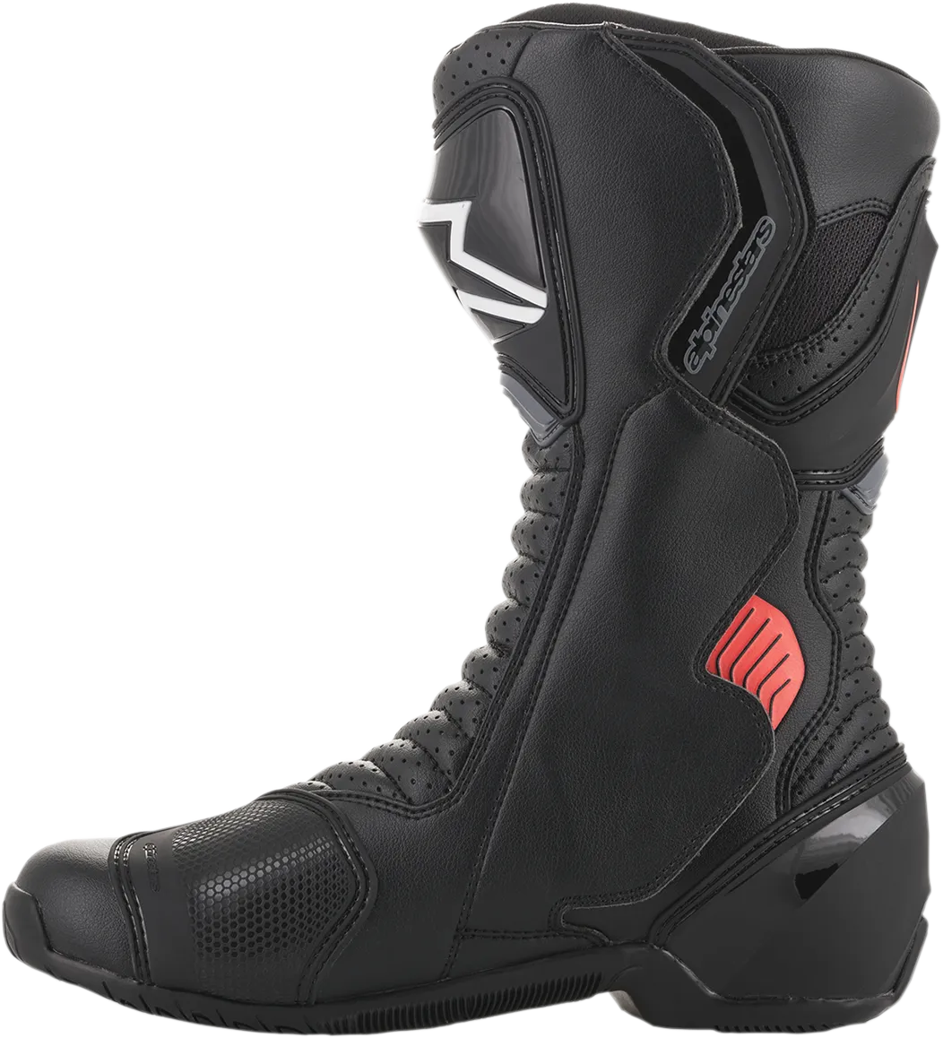 ALPINESTARS SMX-6 v2 Boots - Black/Gray/Red - Vented - US 9 / EU 43 2223017-1133-43