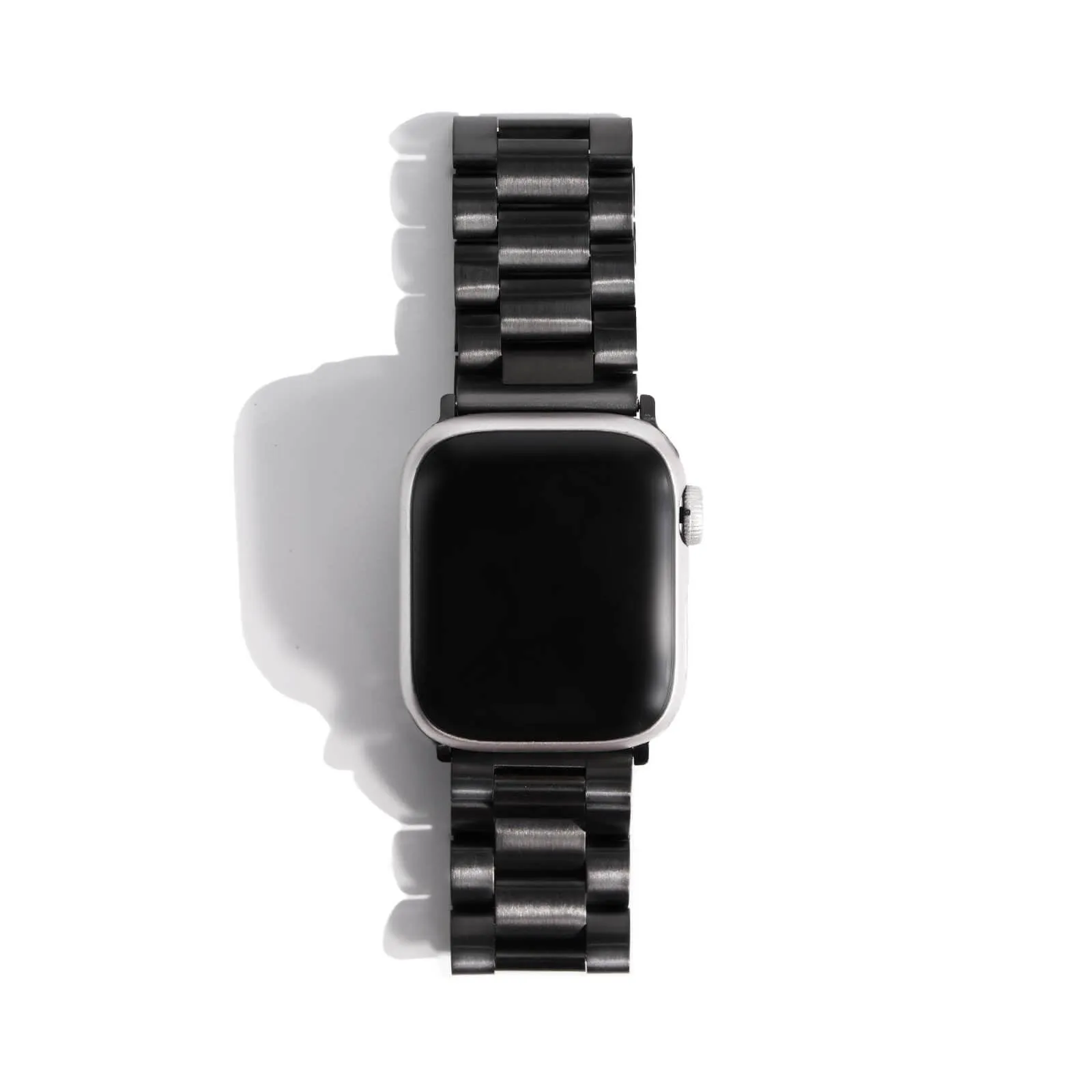 Apple Watch Strap Black 3 link – Stainless Steel – 42mm – 49mm