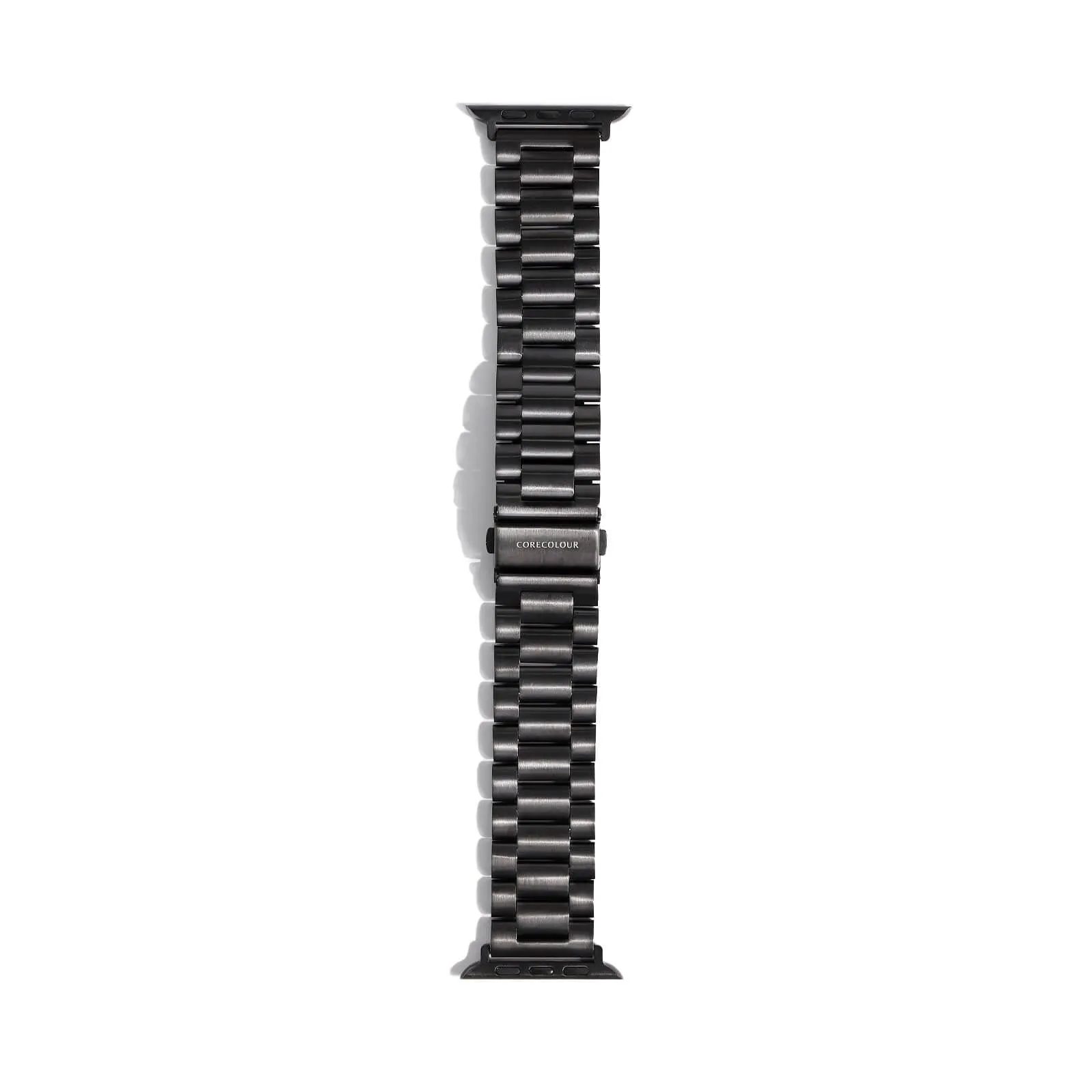 Apple Watch Strap Black 3 link – Stainless Steel – 42mm – 49mm