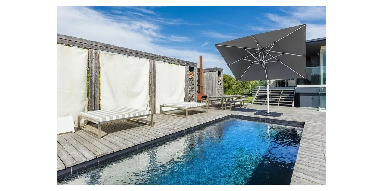 Australia | Instant Shade | The Aurora | Lightweight & Elegant Cantilever Umbrella - 2.8M SQ