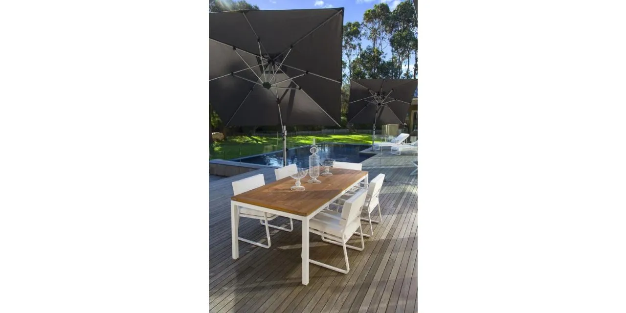 Australia | Instant Shade | The Aurora | Lightweight & Elegant Cantilever Umbrella - 2.8M SQ