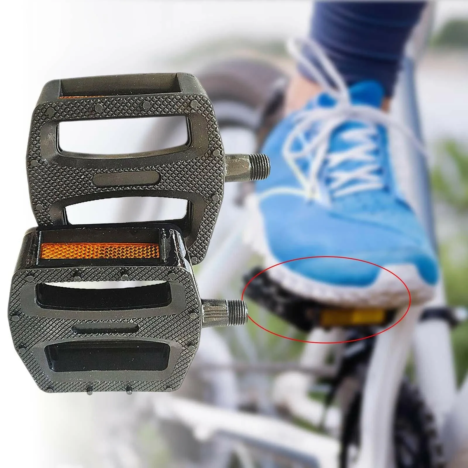 Bicycle Pedal MTB Pedals Lightweight Anti Skid Professional Bicycle Platform Pedal Bike Flat Pedal Bicycle  Pedal for Road Bike