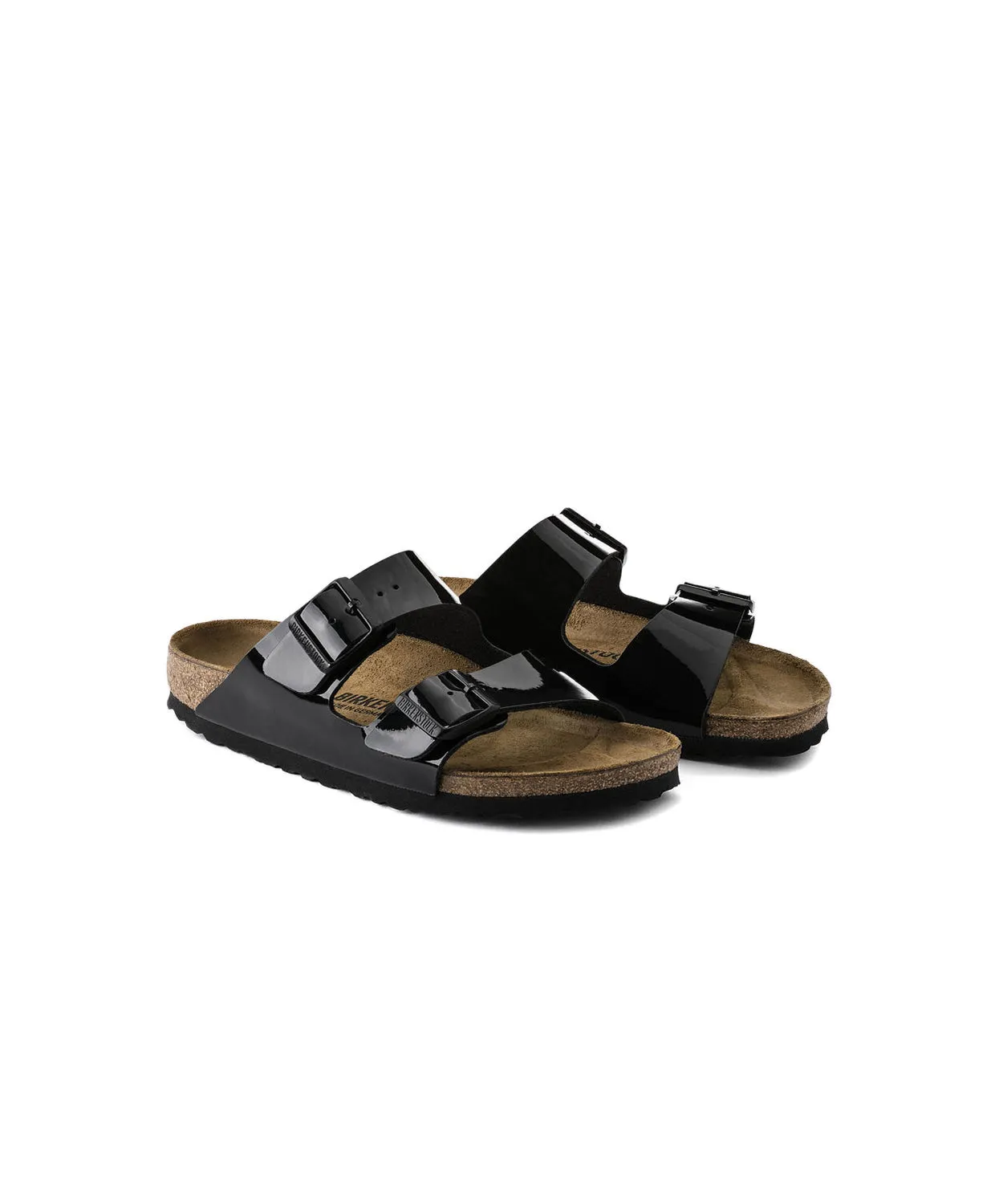 Birkenstock Arizona Birko-Flor Black Patent Sandals