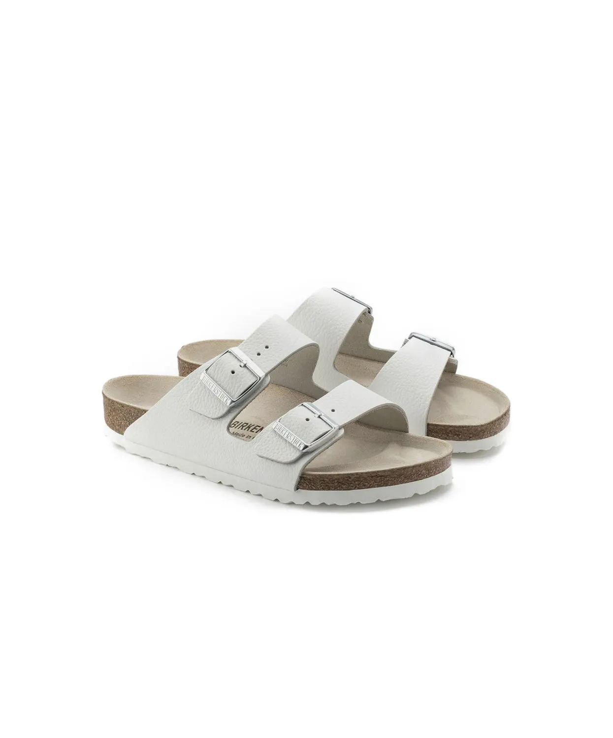 Birkenstock Arizona Leather White Sandals