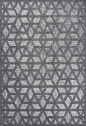 Celia neutral Geometric Indoor/outdoor Area Rug