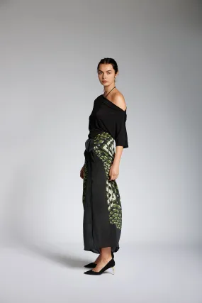 COCKTAIL SARONG SKIRT JUNGLE