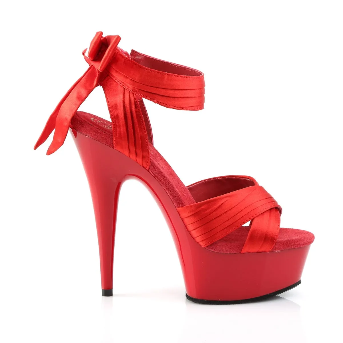 DELIGHT-668 Red Satin/Red