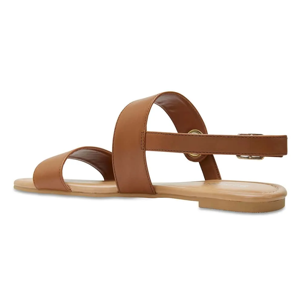 Desire Sandal in Cognac Leather