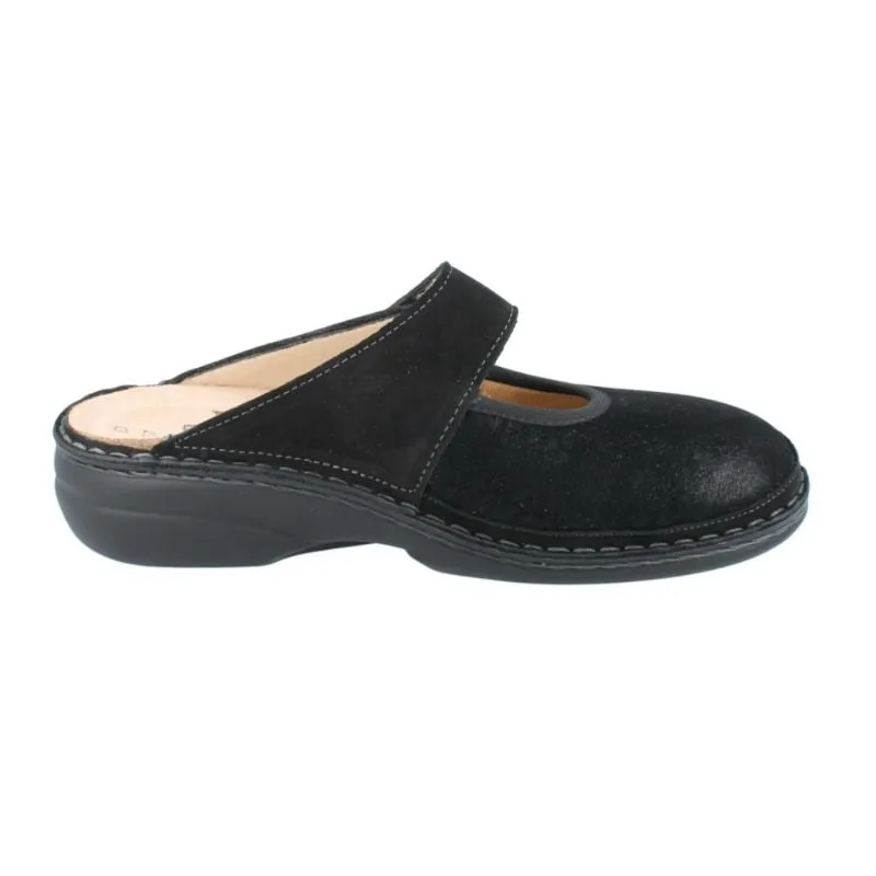 Finn Comfort Asinara Black Women's Clogs