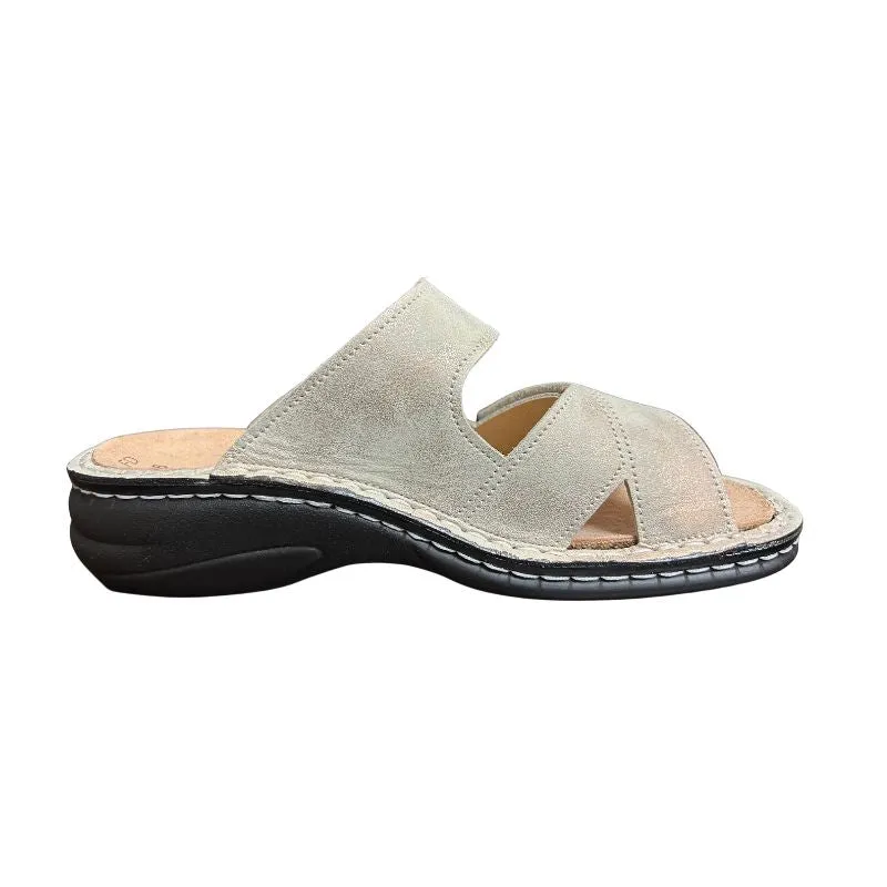 Finn Comfort Melrose Nuvola Champagne Women's Slides