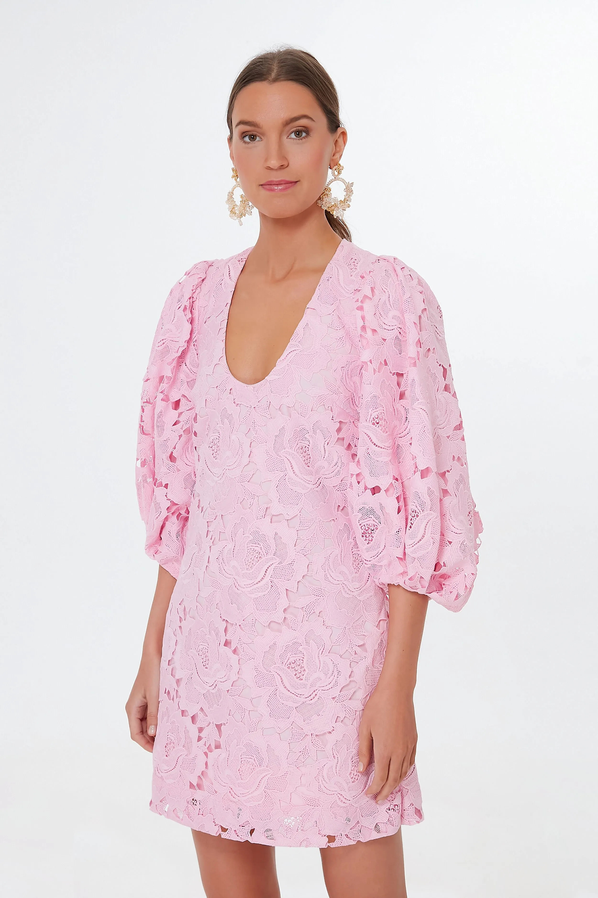 Foxglove Short Lace Dress