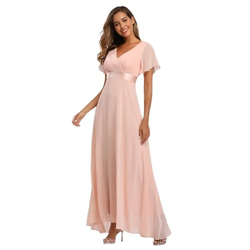 Funki Buys | Dresses | Women's Luxury Chiffon Evening Gown