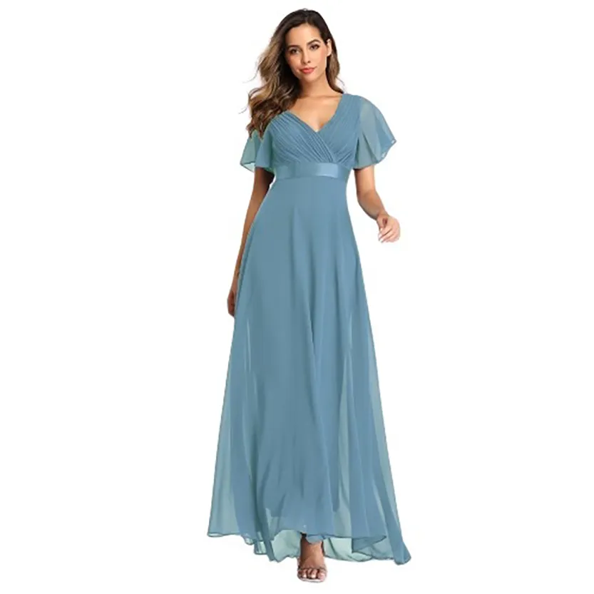 Funki Buys | Dresses | Women's Luxury Chiffon Evening Gown