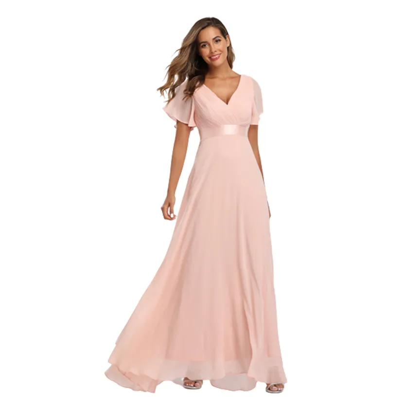 Funki Buys | Dresses | Women's Luxury Chiffon Evening Gown