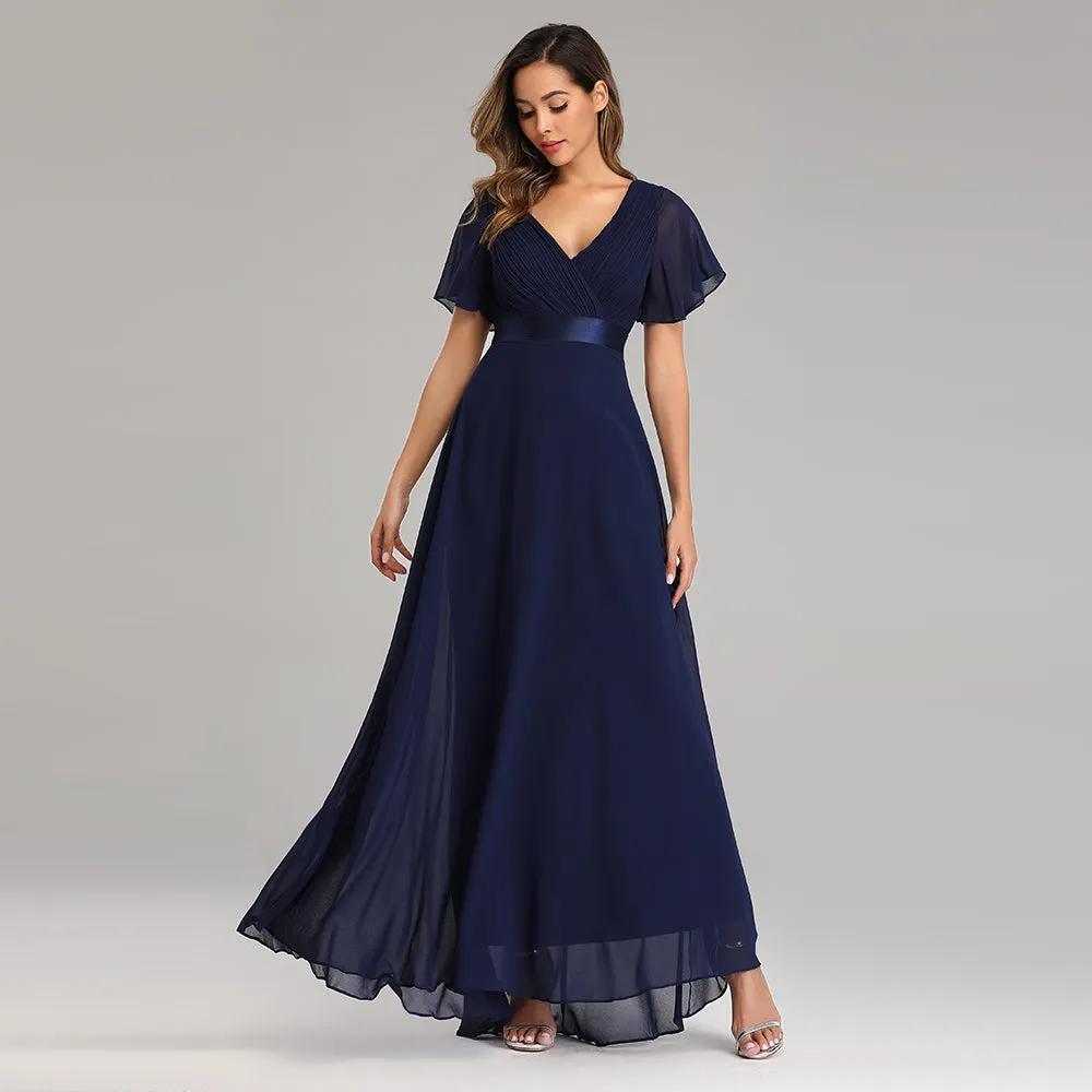 Funki Buys | Dresses | Women's Luxury Chiffon Evening Gown