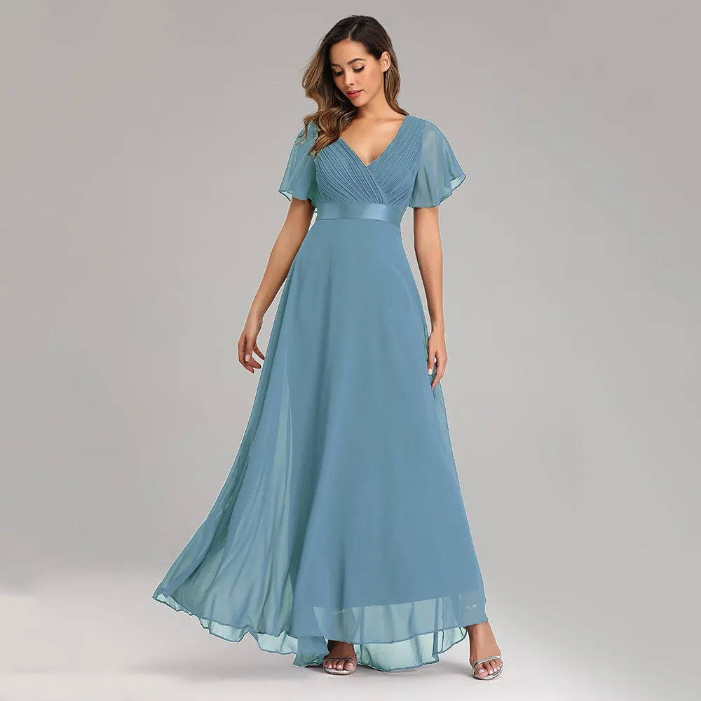 Funki Buys | Dresses | Women's Luxury Chiffon Evening Gown