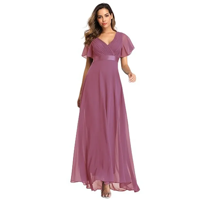 Funki Buys | Dresses | Women's Luxury Chiffon Evening Gown