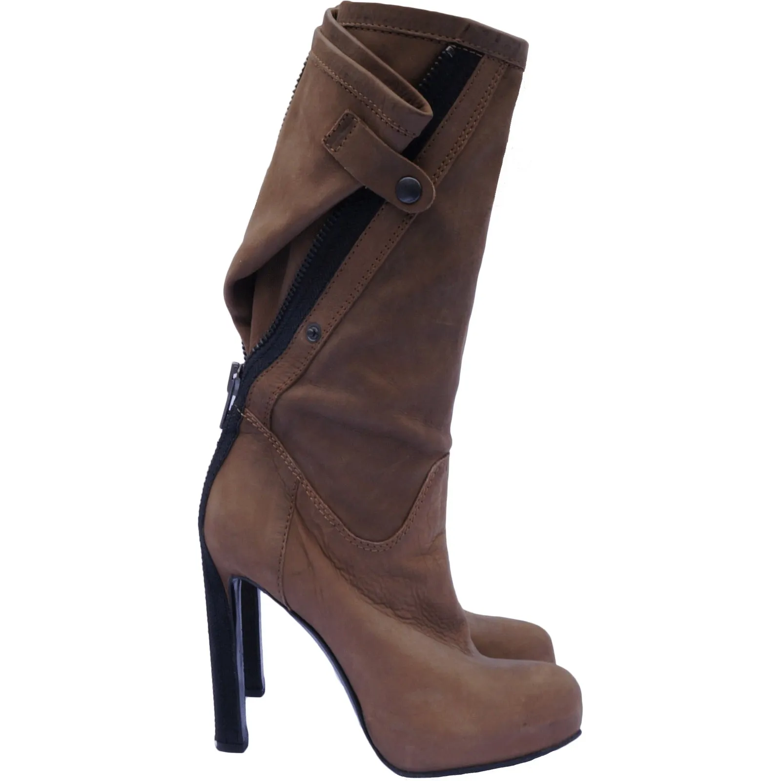 Haider Ackermann Suede Leather Knee High Boot