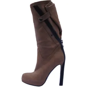 Haider Ackermann Suede Leather Knee High Boot