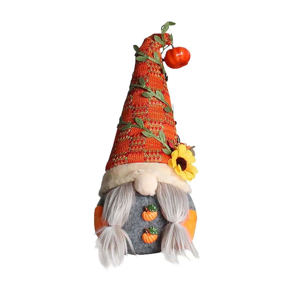 Halloween Gnome Decoration Faceless Plush Doll Dwarf Rudolph Doll For Halloween