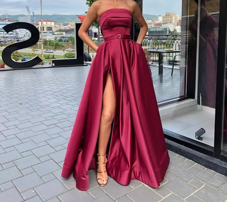 Honey Couture EVIE Strapless Made To Order Formal Gown