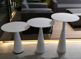 Infinity Outdoor Side Table - White or Grey Color