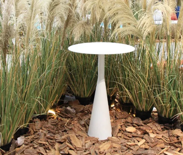 Infinity Outdoor Side Table - White or Grey Color