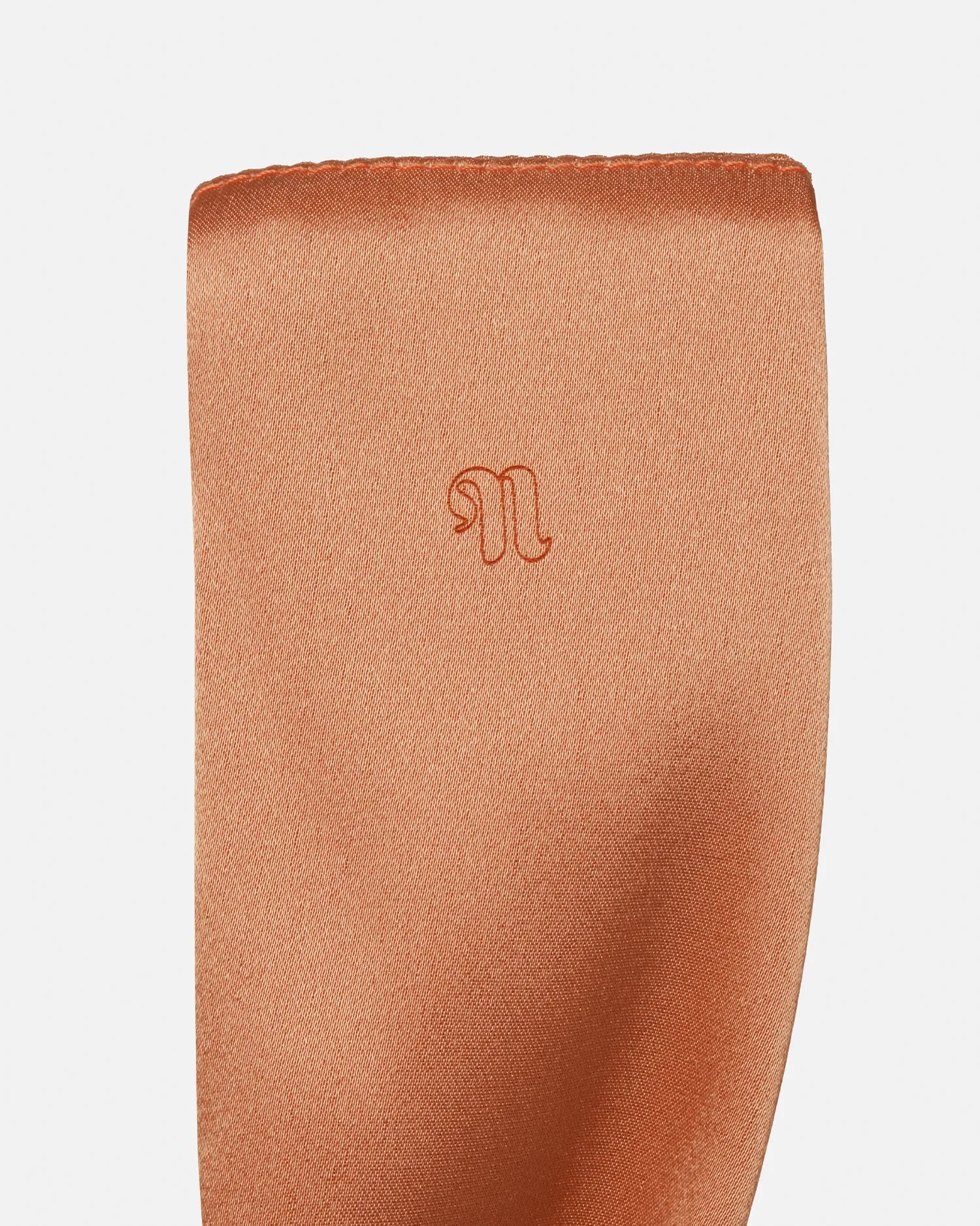 Jen - Slip Satin Clutch - Apricot