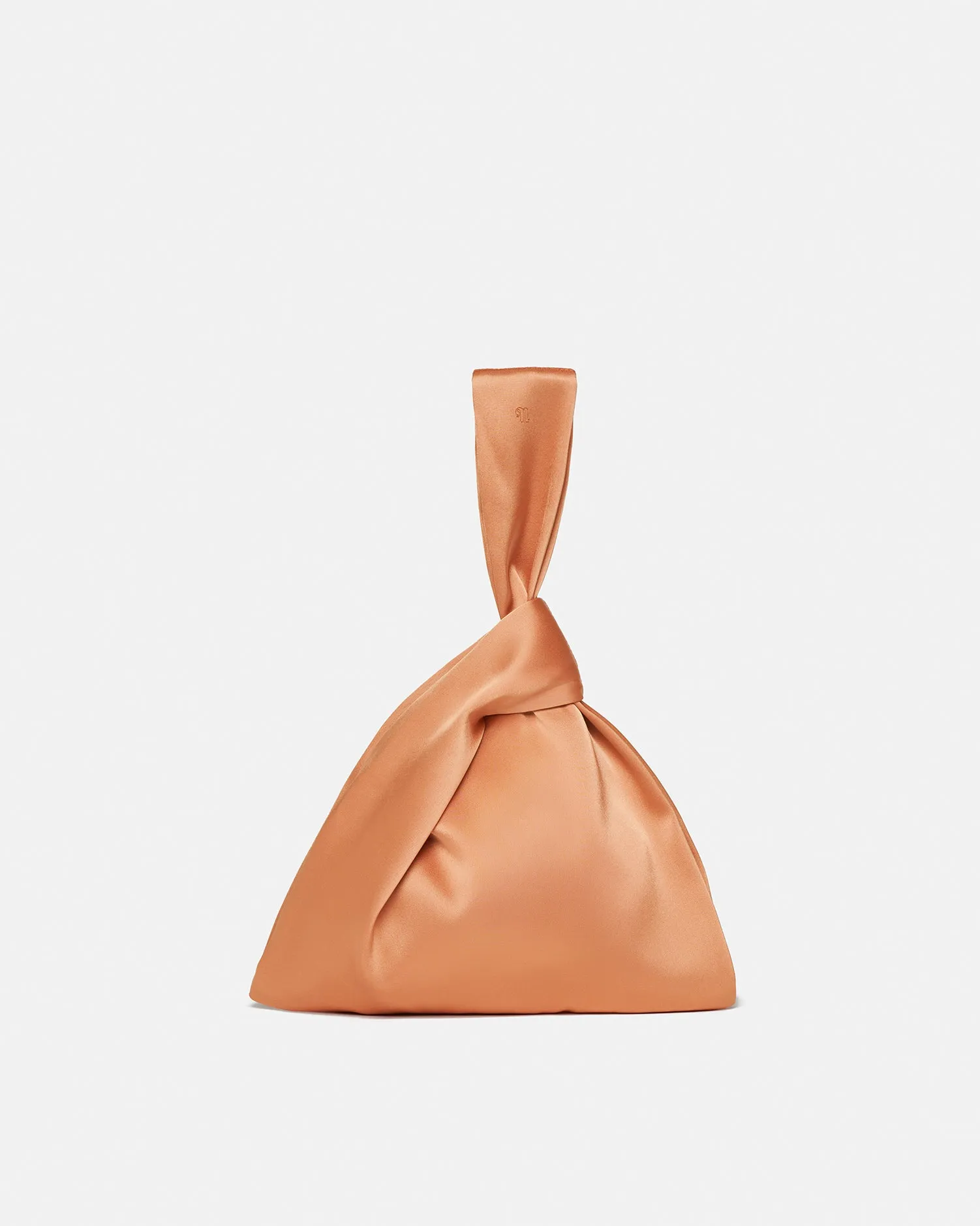 Jen - Slip Satin Clutch - Apricot