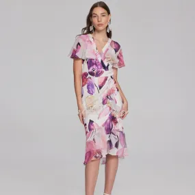 Joseph Ribkoff 'Signature' Floral Print Dress - Style 241732