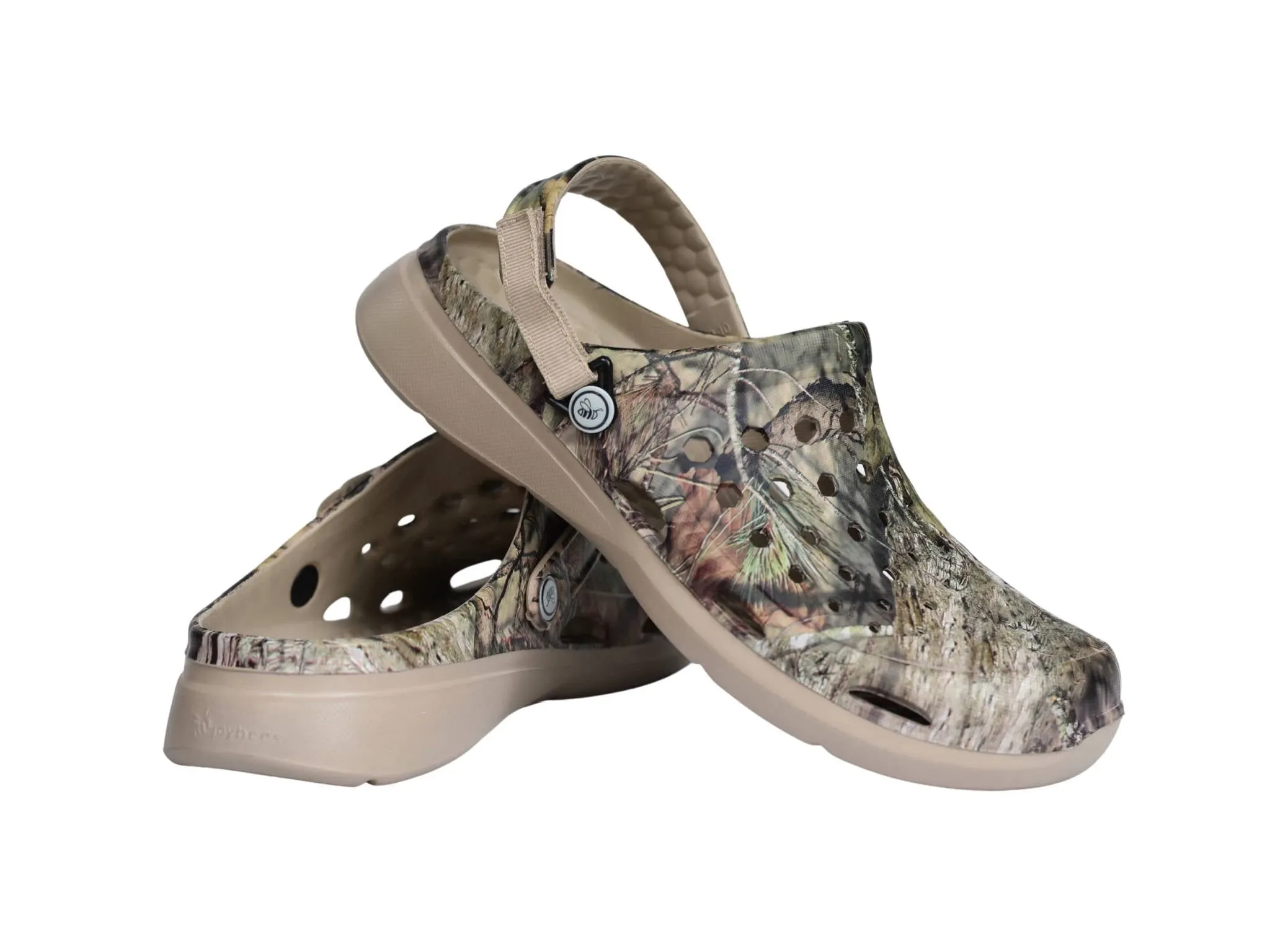 Joybees Womens Modern Clog Graphic Mossy Oak Break-Up Country