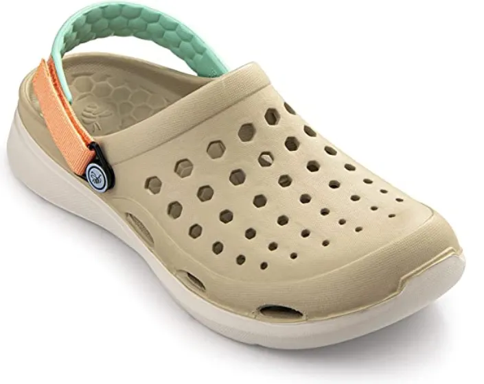 Joybees Womens Modern Clog Sand Linen