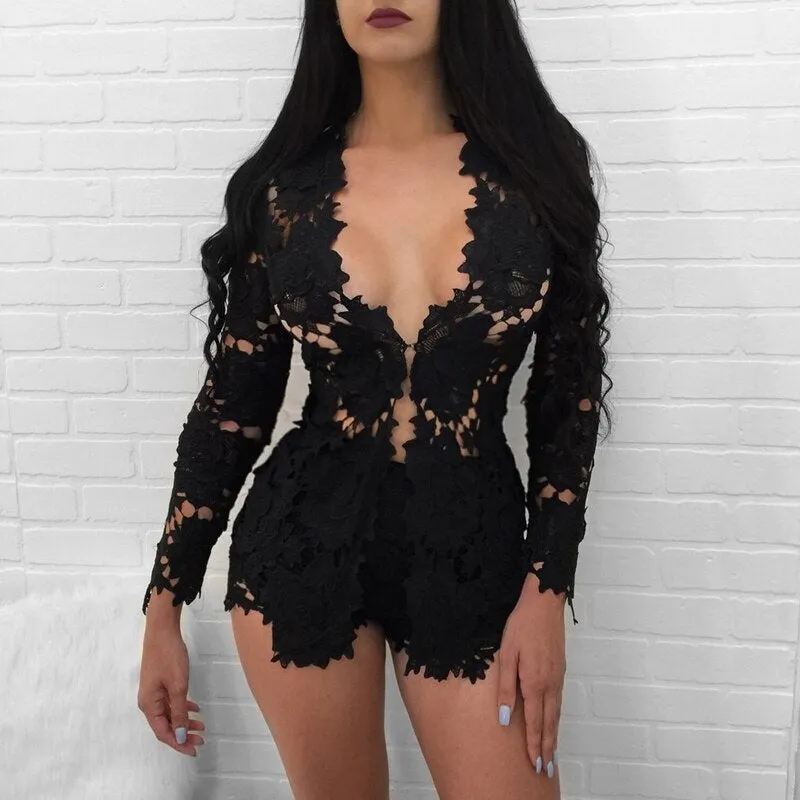 Lace Long Sleeve Set