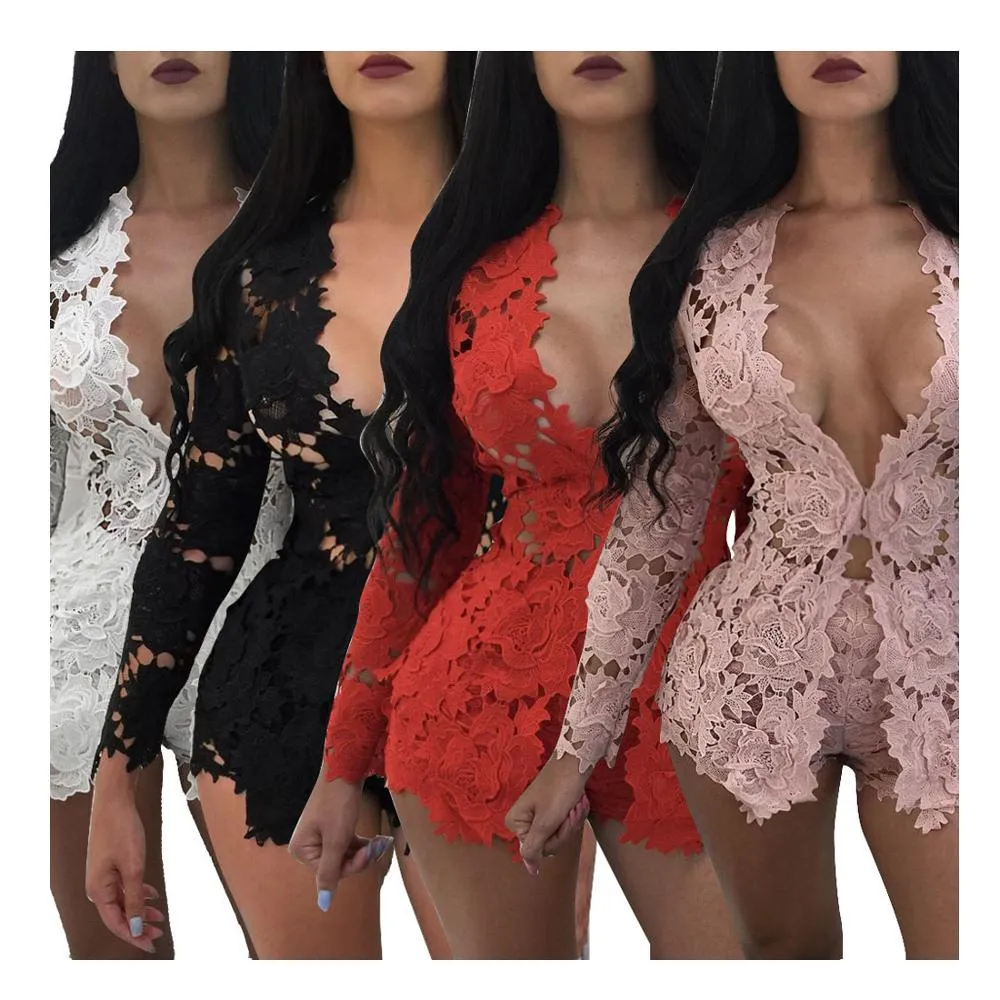 Lace Long Sleeve Set