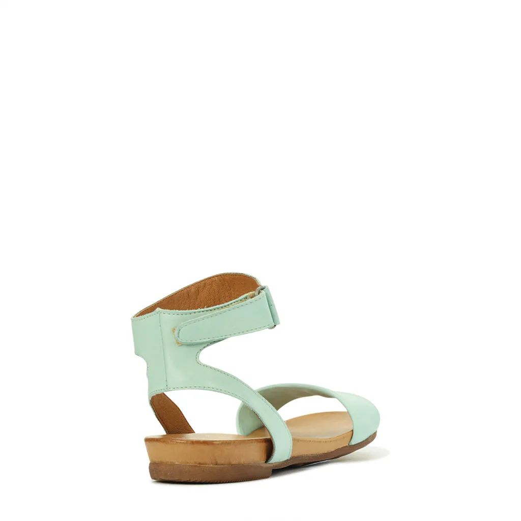 LAUREN ANKLE STRAP SANDALS LEATHER