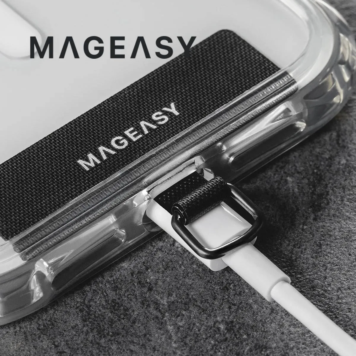 Silver Metal Chain Strap by MagEasy - Durable and Stylish Accessory