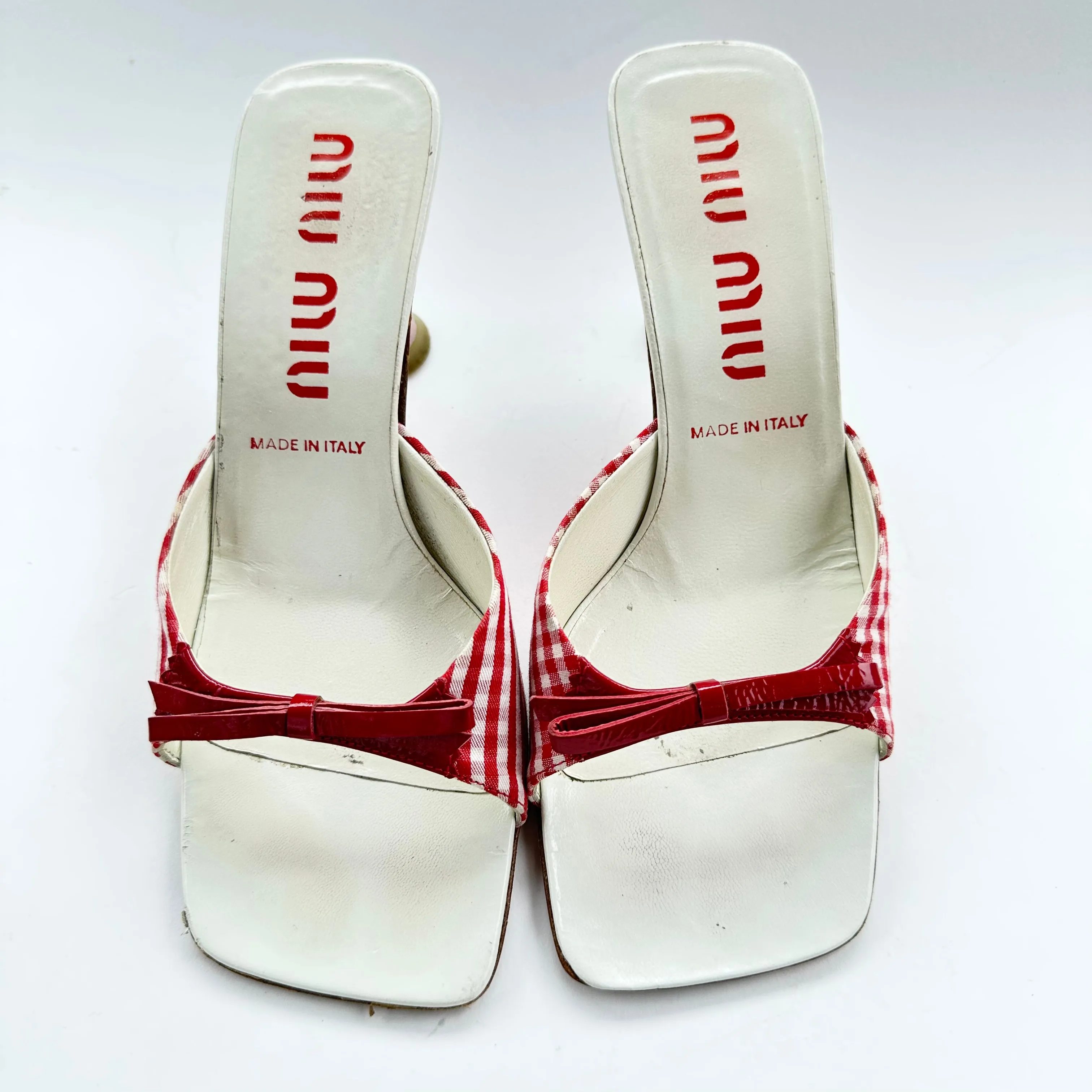 Miu Miu Kitten Heel Slip On Shoe