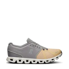 On Men's Cloud 5 Sneaker in Fog/Savannah