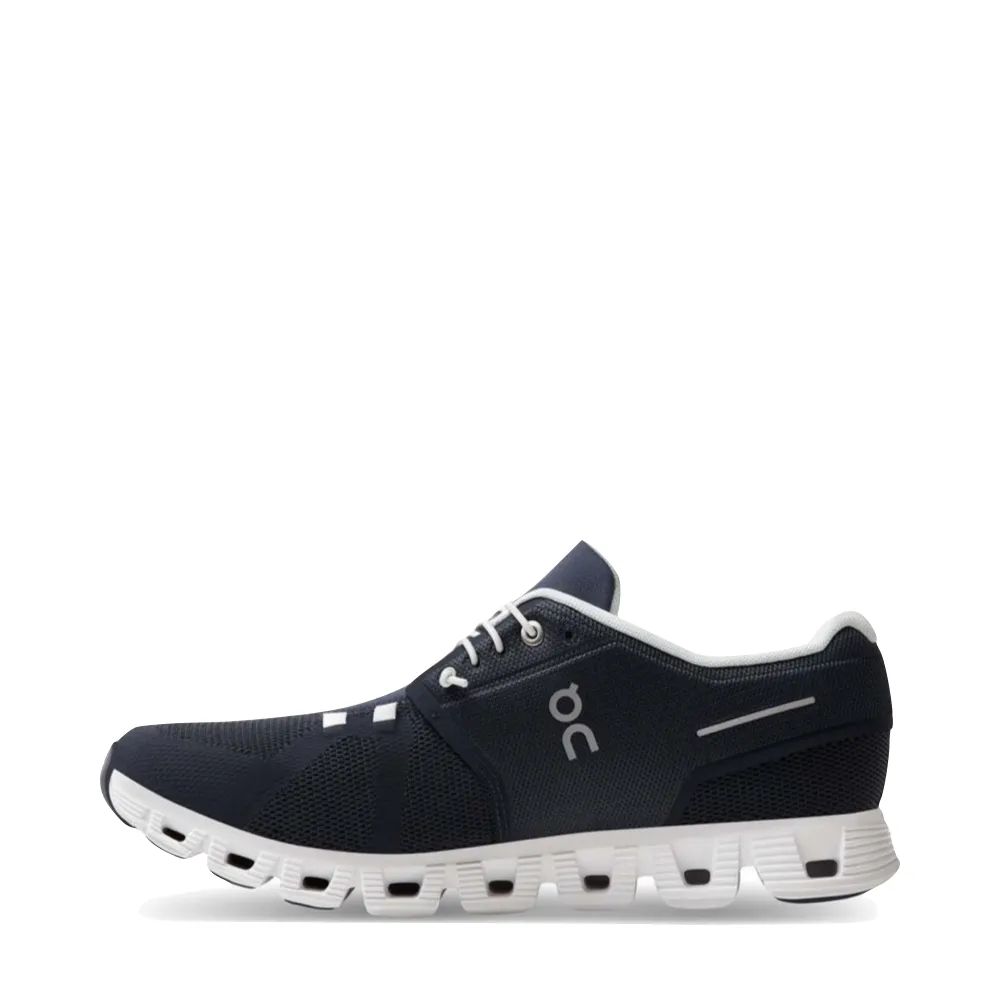 On Men's Cloud 5 Sneaker in Midnight/White