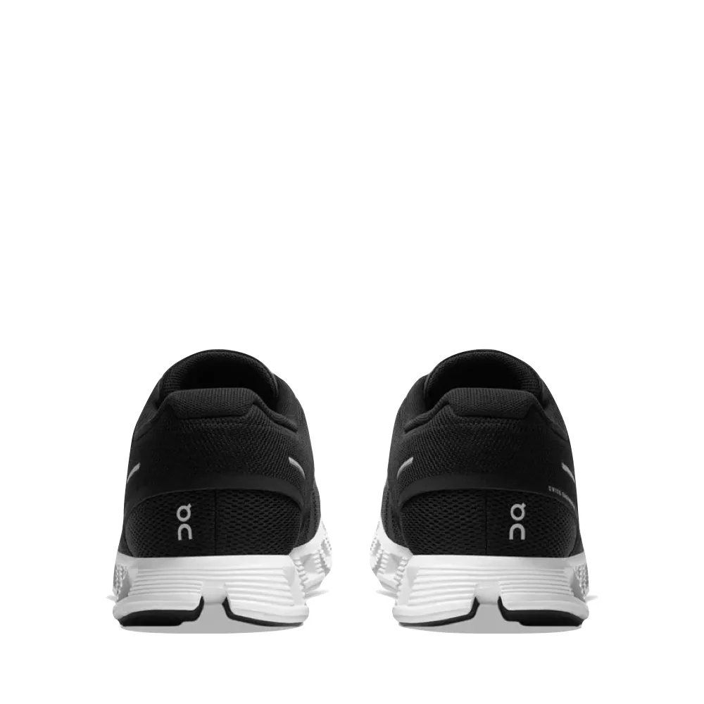 On Women's Cloud 5 Sneaker in Black/White