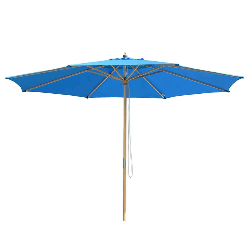 Patio Umbrella Wooden 13ft 8-Rib