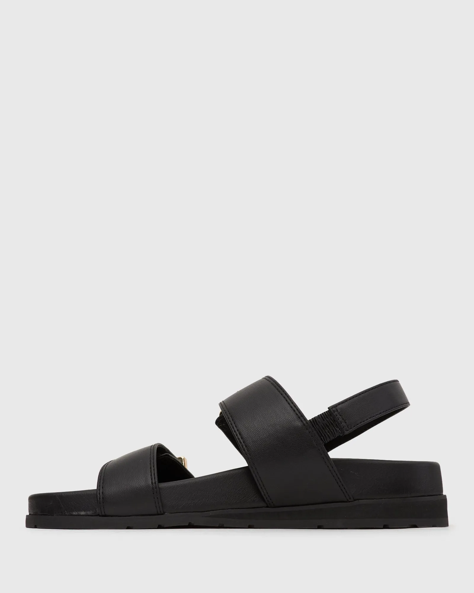 PRE-ORDER EBONY Vegan Buckled Strap Sandals