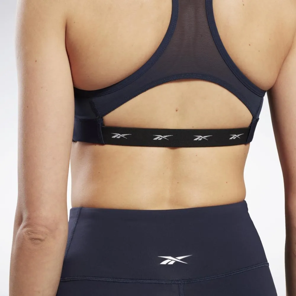 Reebok Apparel Women Reebok Lux Vector Racer Sports Bra VECNAV