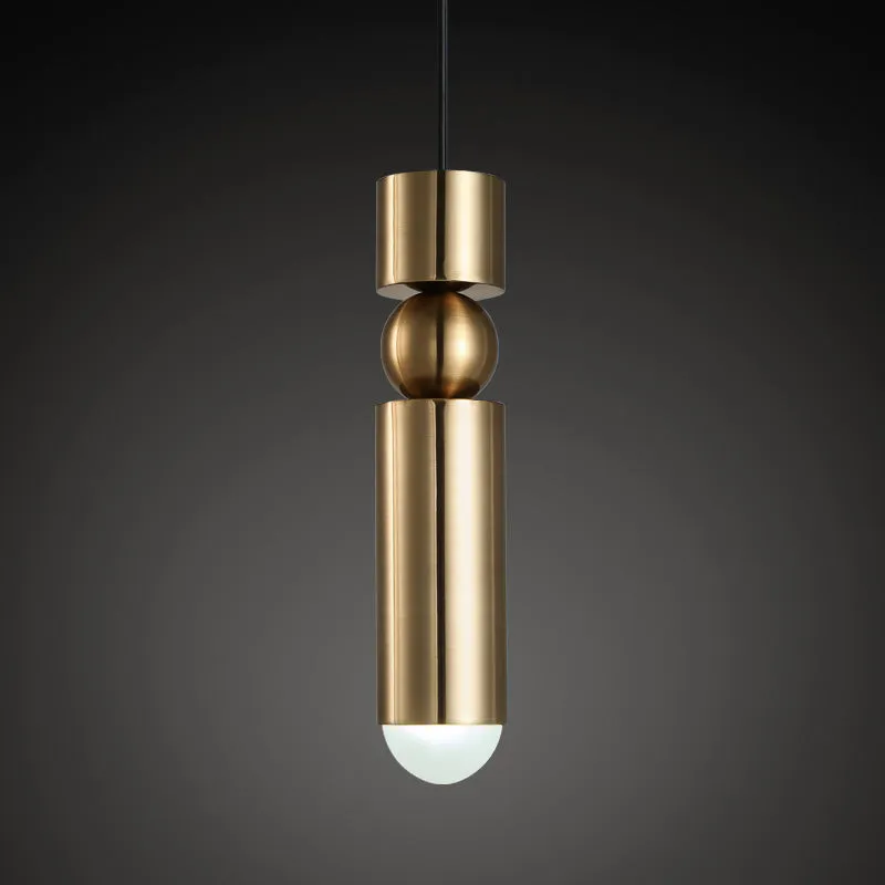 Retro Modern Brass Pendant Light