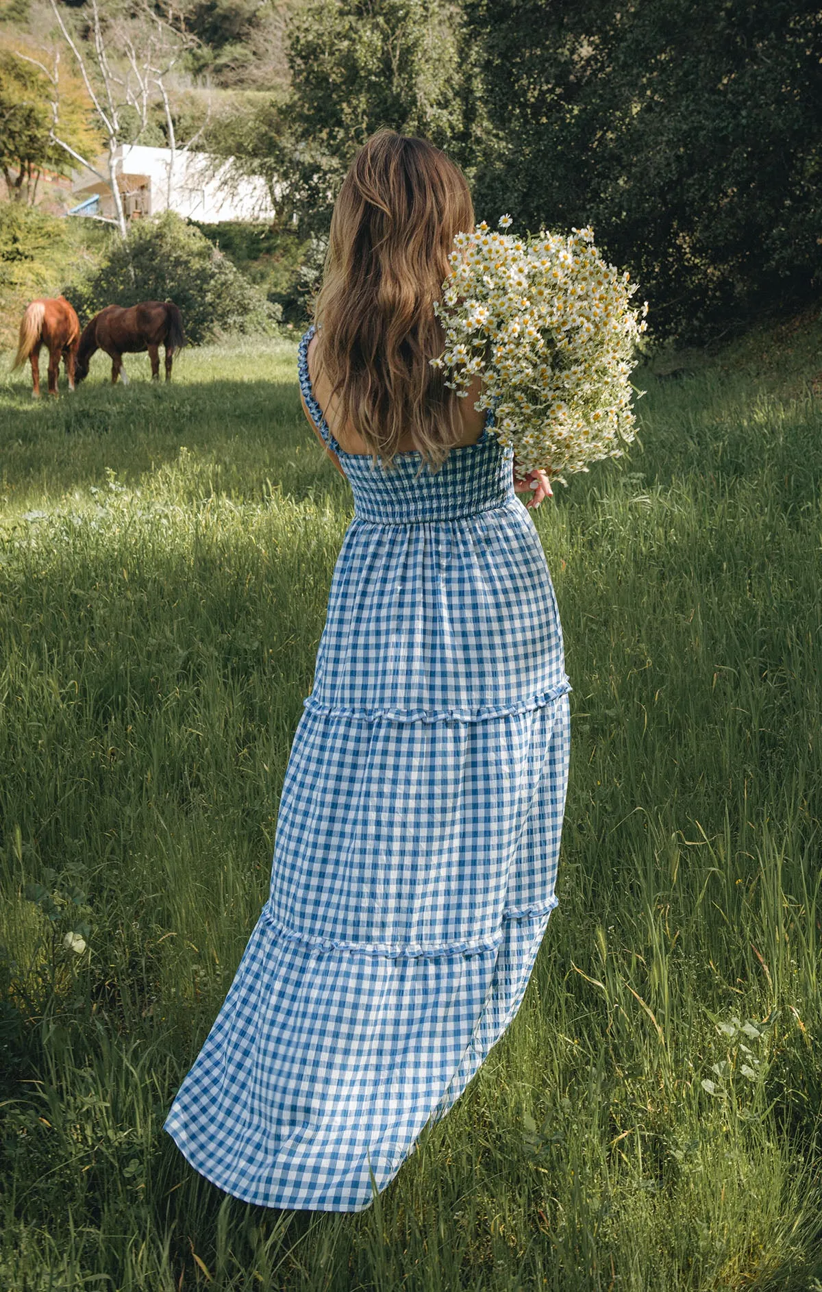 Rosie Dress ~ Blue Bounty Gingham