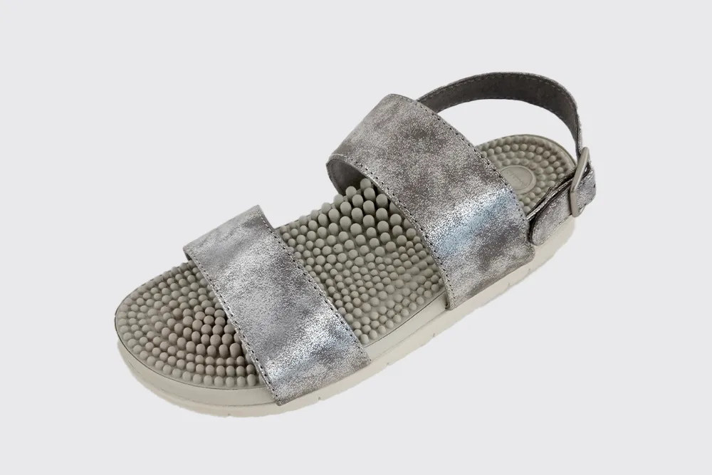 Sakura Metallic Reflexology Sandals